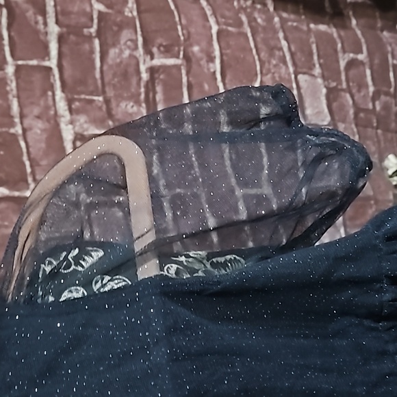 H&M Navy Blue Tulle Sparkle Formal Dress size 5 - Picture 6 of 10